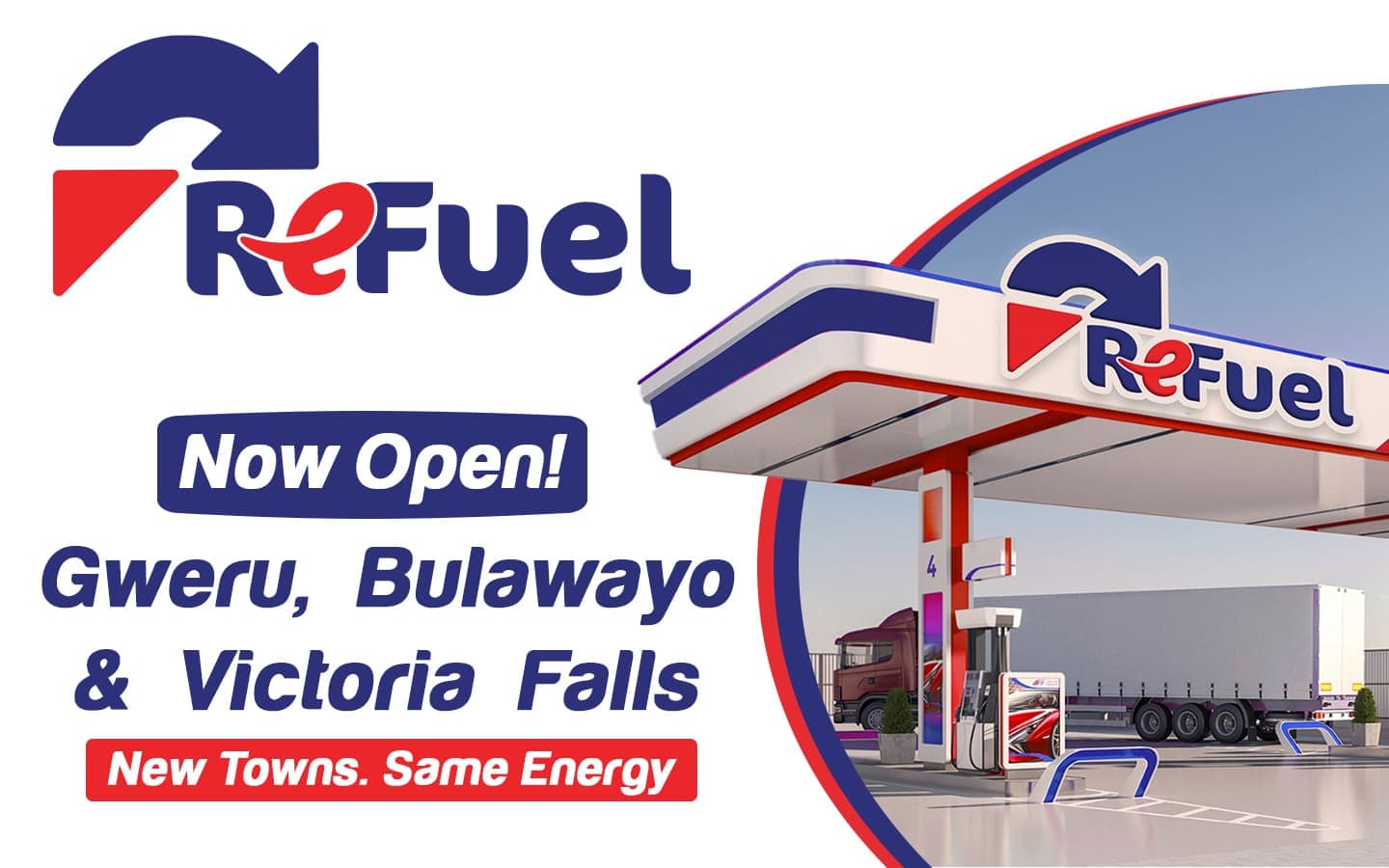 Refuel, now open in Gweru, Bulawayo and Victoria Falls