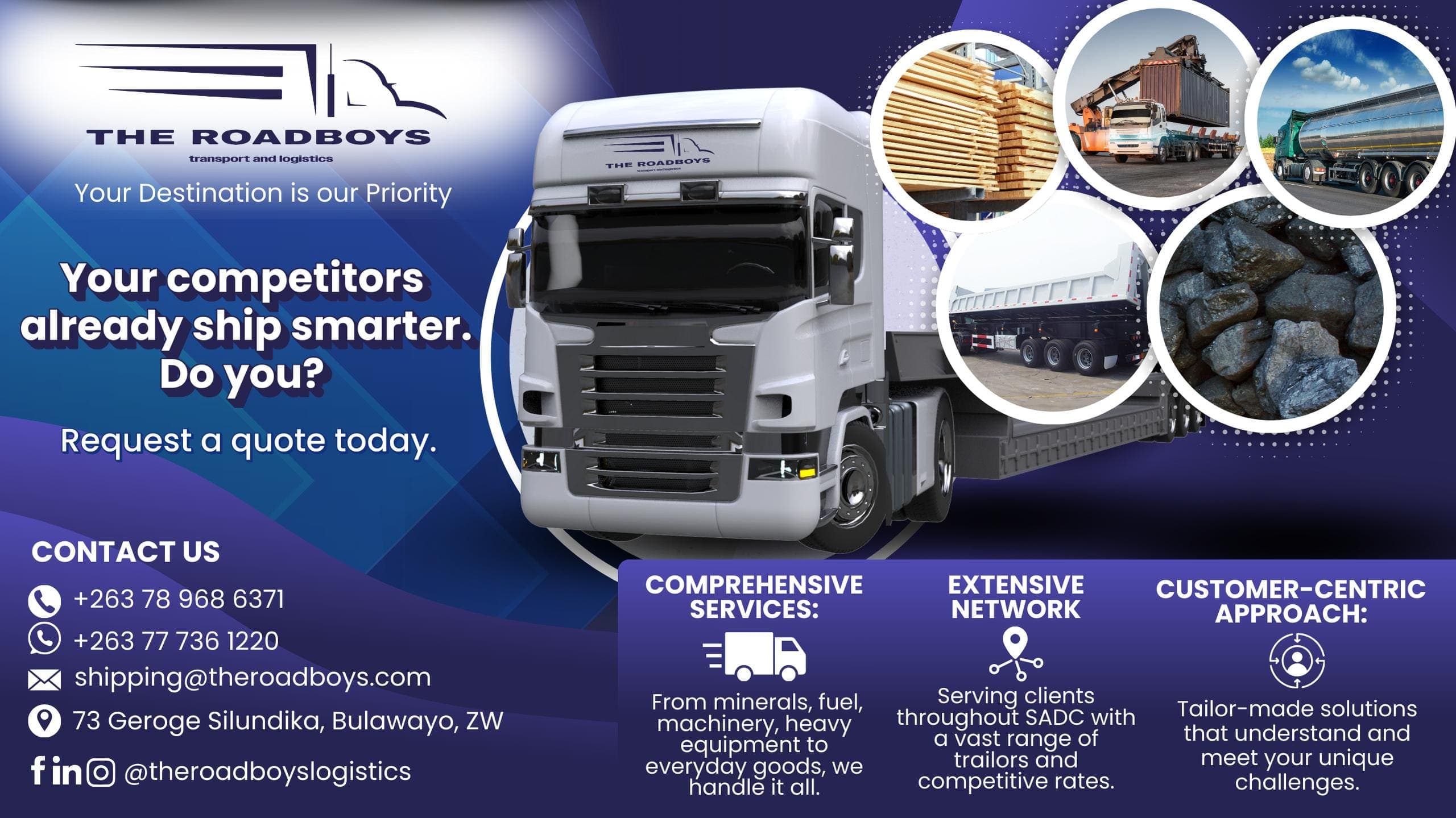Road boys logistics Zimbabwe